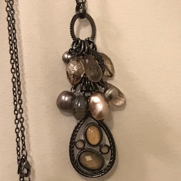 Jewelry - 3/$10 Pewter tone pendant necklace